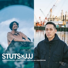 「STUTS × JJJ ～LIQUIDROOM 20th ANNIVERSARY～」告知ビジュアル