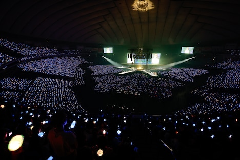 「TOMORROW X TOGETHER WORLD TOUR <ACT : PROMISE>IN JAPAN」の東京ドーム公演の様子。(P)&(C)BIGHIT MUSIC