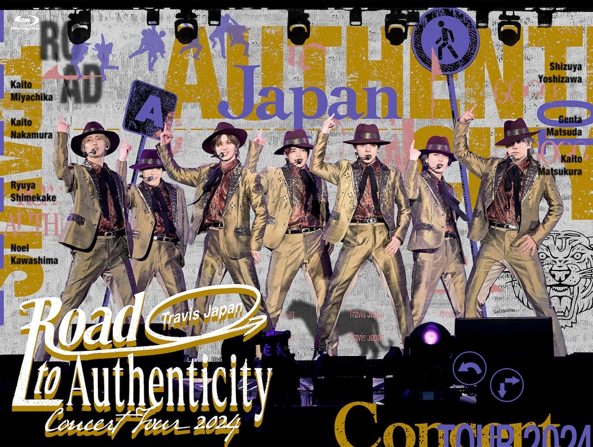 「Travis Japan Concert Tour 2024 Road to Authenticity」初回盤ジャケット