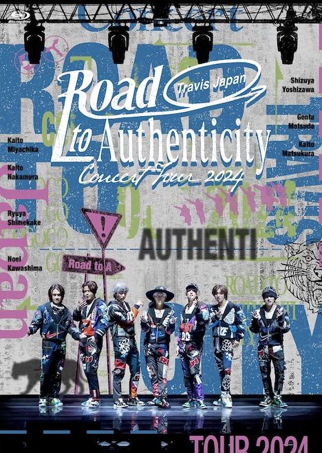 「Travis Japan Concert Tour 2024 Road to Authenticity」通常盤ジャケット