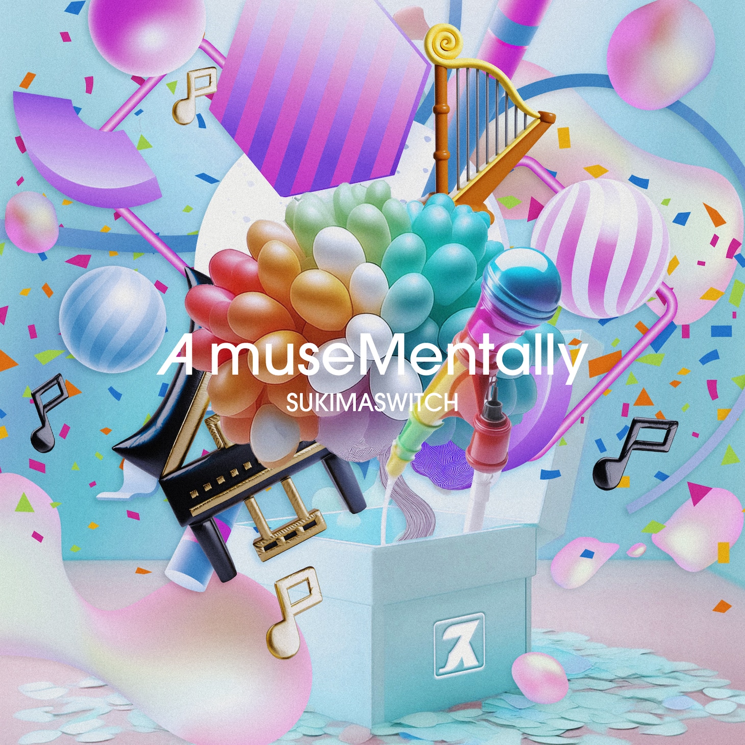 スキマスイッチ「A museMentally」通常盤ジャケット