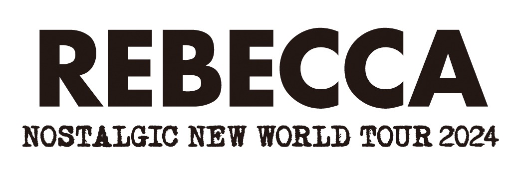 「REBECCA NOSTALGIC NEW WORLD TOUR 2024」ロゴ