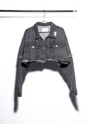 「Zip design Denim Jacket」