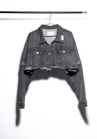 「Zip design Denim Jacket」