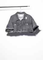 「Zip design Denim Jacket」