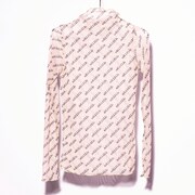 「Sheer logo tops」