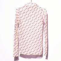 「Sheer logo tops」