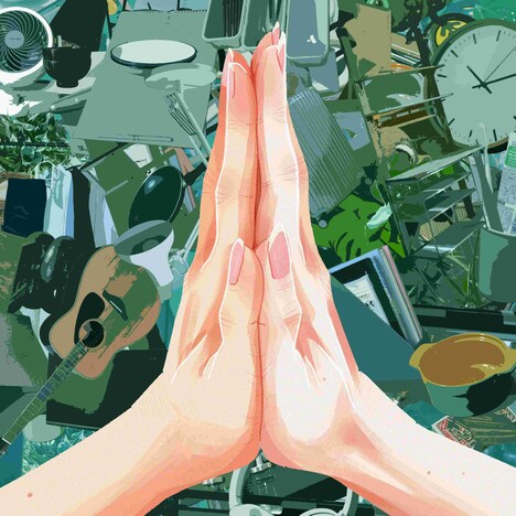 ヨルシカ「忘れてください」配信ジャケット