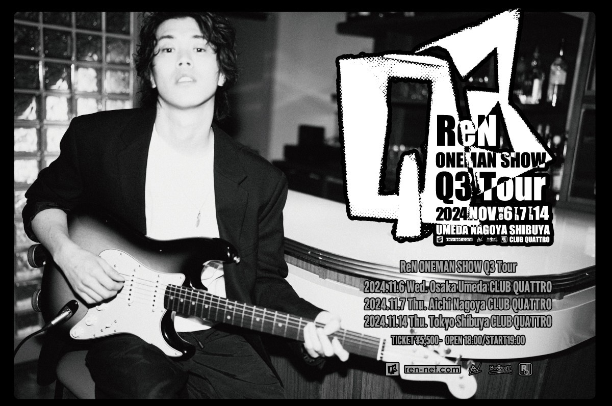 「ReN ONEMAN SHOW Q3 Tour」告知ビジュアル