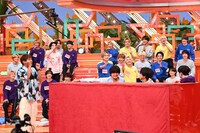 チーム小エビのリアクションゲームの様子。