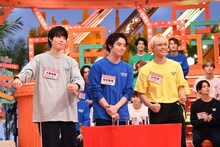 チーム甘エビの小泉光咲（原因は自分にある。）、松村和哉（SUPER★DRAGON）、SHOW（BUDDiiS）。