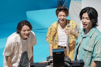 Number_iが出演するマクドナルドCMのメイキングカット。