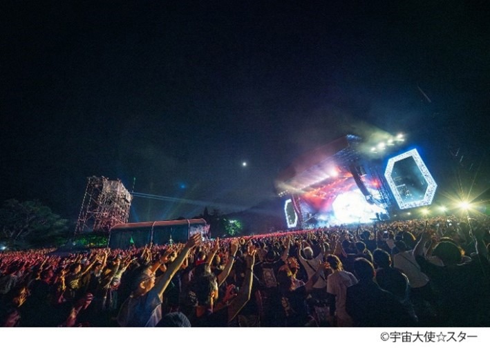 「FUJI ROCK FESTIVAL」の様子。
