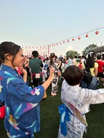 クアラルンプールで行われた盆踊り大会にて。