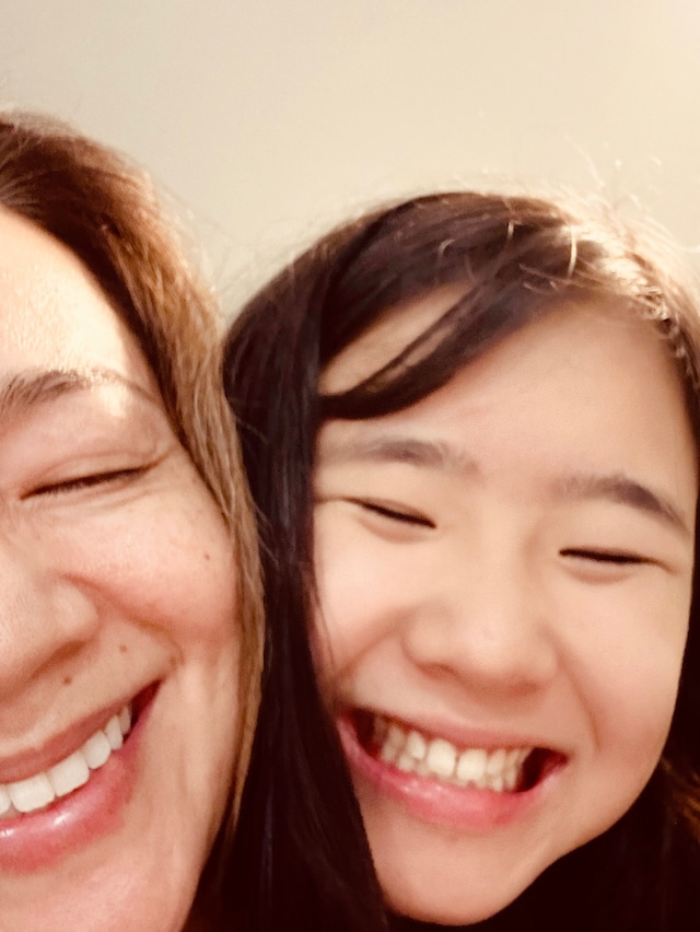 G.RINAさんと万葉ちゃん。