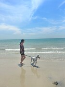 ジャスミンと海へ。