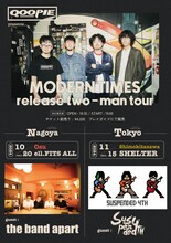 「QOOPIE presents "MODERN TIMES" release two-man tour」ビジュアル