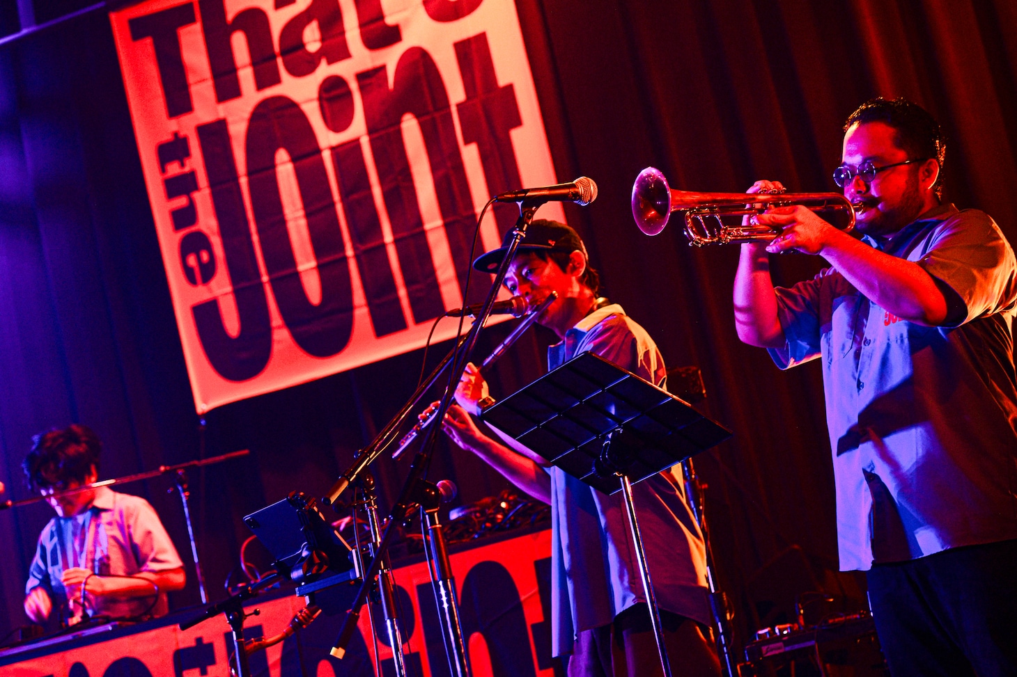 左からSTUTS、武嶋聡、佐瀬悠輔。（Photo by Teppei Kishida）