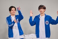 小笠原海と船津稜雅。