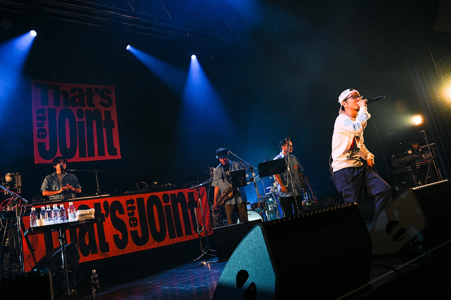 PUNPEEとSTUTS。（Photo by Teppei Kishida）