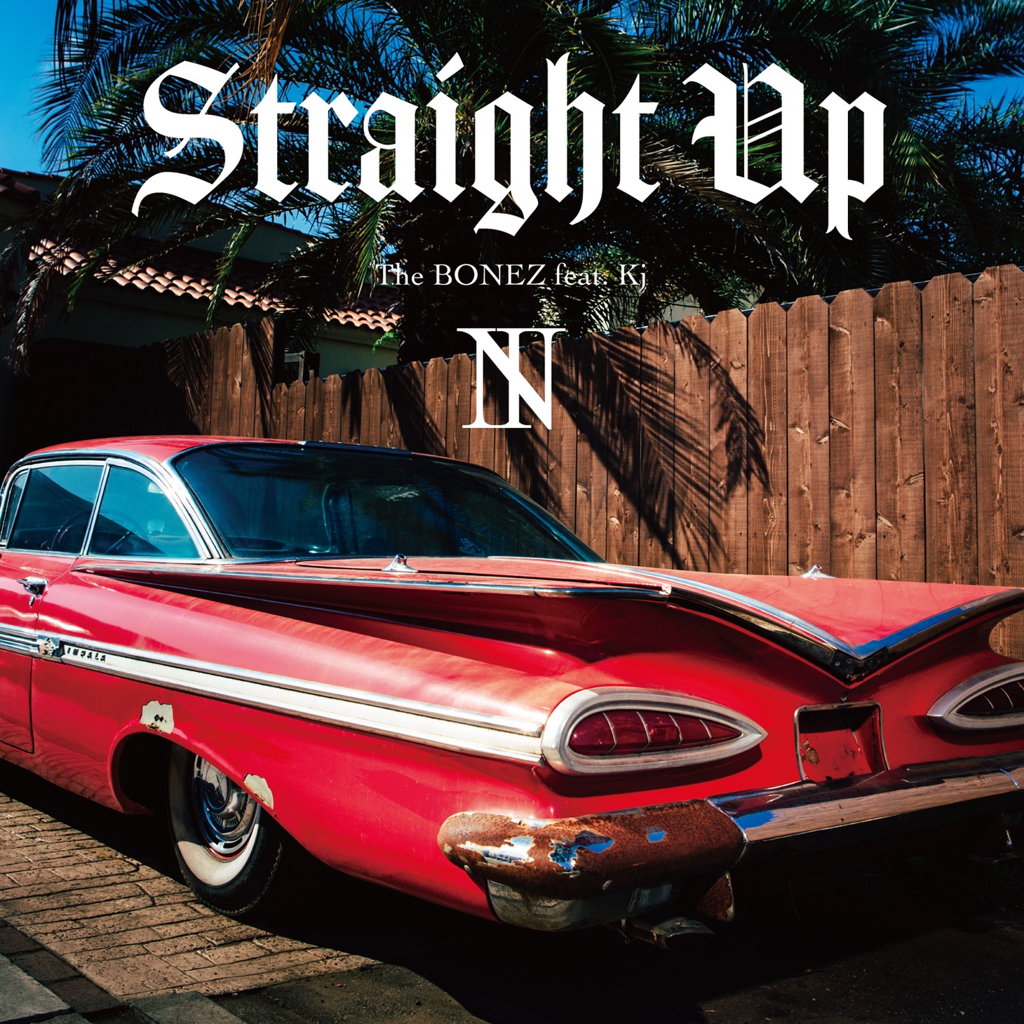 The BONEZ「Straight Up feat. Kj」配信ジャケット