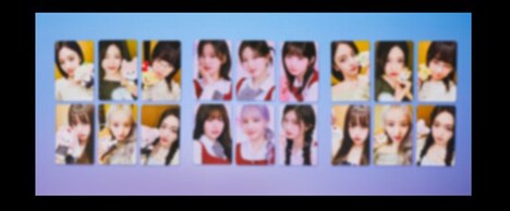 「IVE SWITCH POP-UP」の購入特典フォトカード一覧。