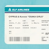 CYPRUS「OSAKA GIRLS ft. Kaneee」配信ジャケット