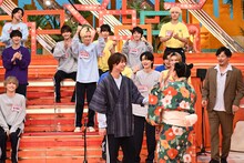 志賀李玖（ICEx）の“胸キュン演技”に盛り上がる、チーム甘エビの仲間たち。