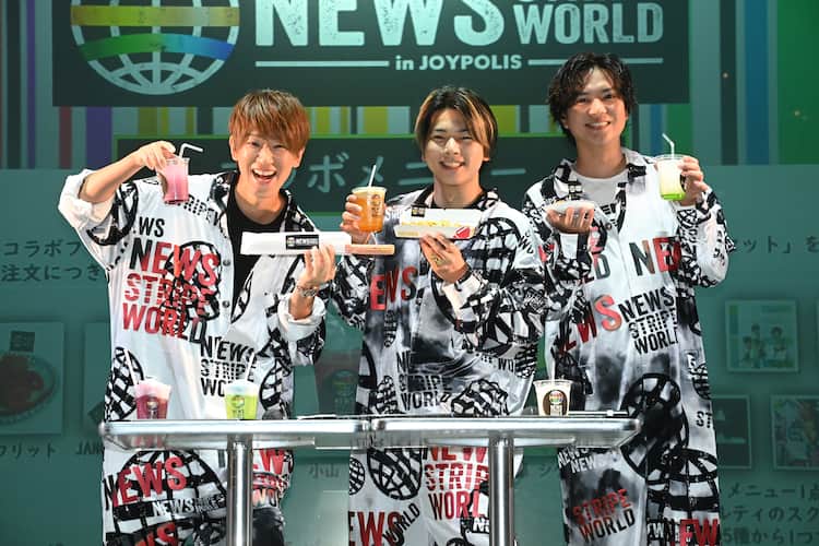 NEWSが東京ジョイポリスとコラボ、新曲も楽しめる撮り下ろしデジタル 