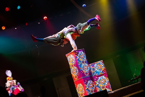 チャラン・ポ・ランタン結成15周年記念公演「RANTAN-CIRCUS～とおまわりしつつ、とおあまりいつつ～」の様子。（Photo by Masayo）