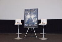 「路上のルカ」ワールドプレミア上映が行われたステージ。