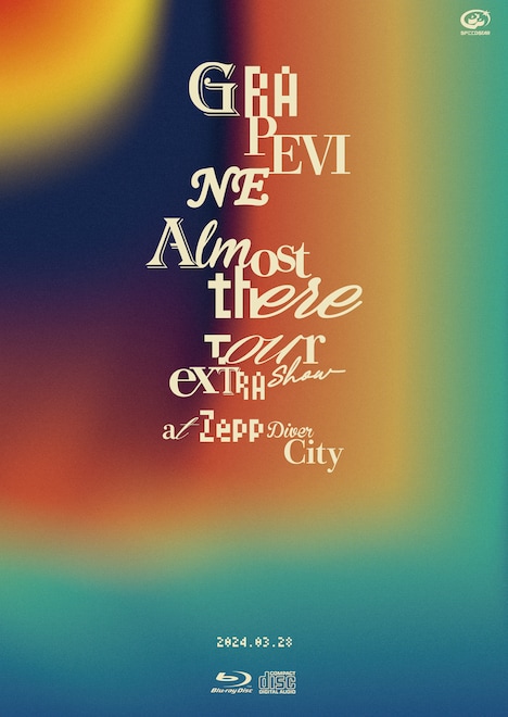 GRAPEVINE「Almost There Tour extra show at Zepp DiverCity 2024.03.28」初回限定盤Blu-rayジャケット