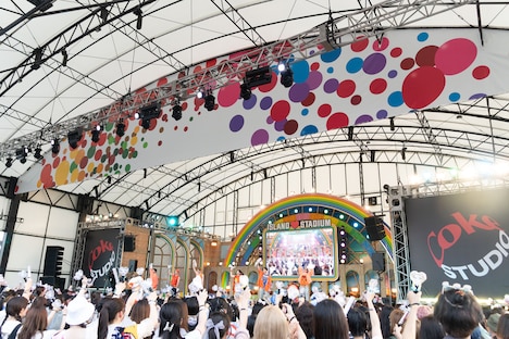 「お台場冒険王2024～人気者にアイ♡LAND～めざましライブ」に出演したONE N' ONLY。