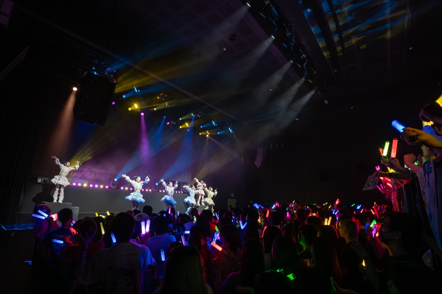 「超ときめき♡宣伝部のきみのハートにロックオンTOUR 2024」韓国公演の様子。