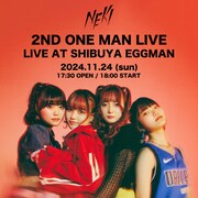 「NEK! 2ND ONE MAN LIVE」告知ビジュアル