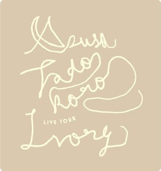 「AZUSA TADOKORO LIVE TOUR ～Ivory～」ビジュアル