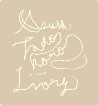 「AZUSA TADOKORO LIVE TOUR ～Ivory～」ビジュアル