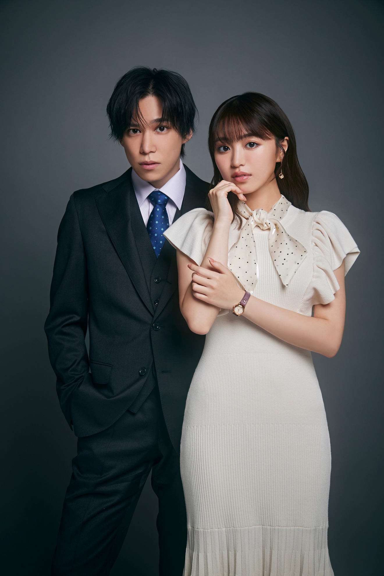 千賀健永（Kis-My-Ft2）と香音。(c)「愛人転生」製作委員会・MBS