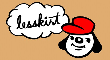 lesskirtのロゴ。