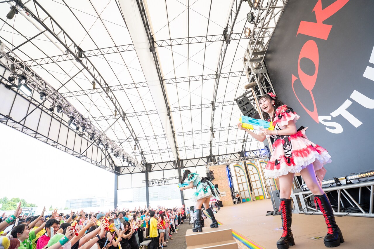 超ときめき♡宣伝部が「めざましライブ」初登場！サインボールや水鉄砲