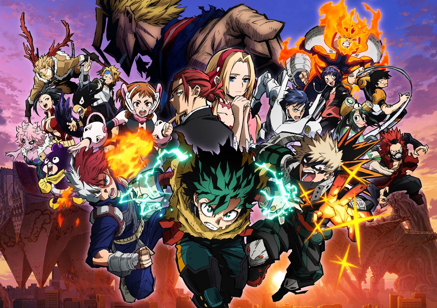 「僕のヒーローアカデミア THE MOVIE ユアネクスト」メインビジュアル (c) 2024「僕のヒーローアカデミア THE MOVIE」製作委員会  (c) 堀越耕平／集英社