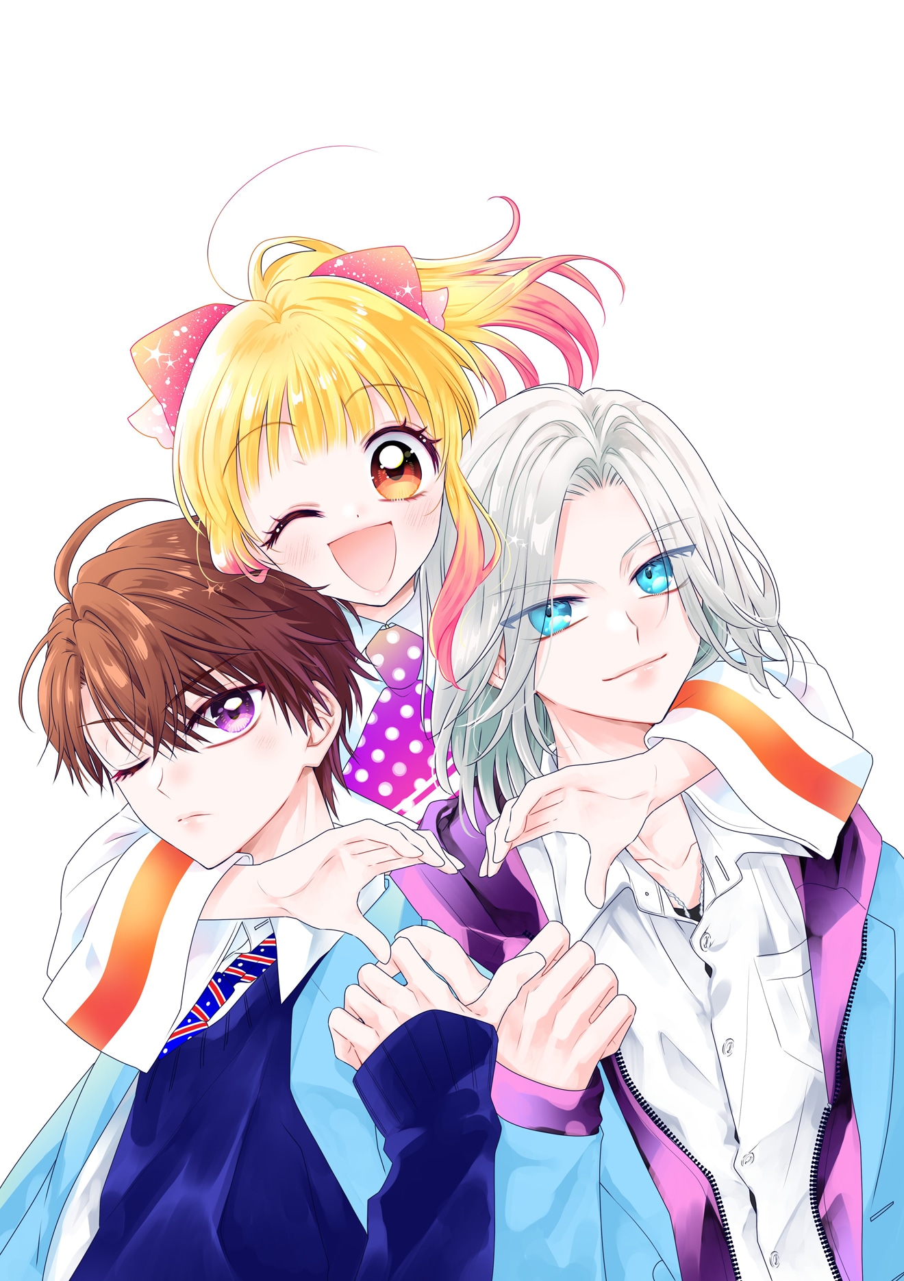 「ちゃお」で連載中の如月ゆきののマンガ「キング様のいちばん星」のイラスト。