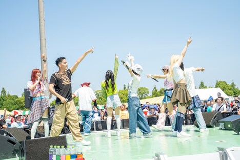 8月2～4日開催のアイドルフェス「TOKYO IDOL FESTIVAL 2024」に出演したlyrical school。