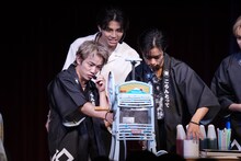 なぜかかき氷機に詳しい浦川翔平（左）。