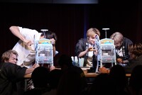 「カタコリ無縁！かき氷対決」の様子。