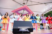 初めてステージに立ったCUTIE STREET。