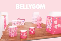 BELLYGOMポップストアの3Dイメージ。