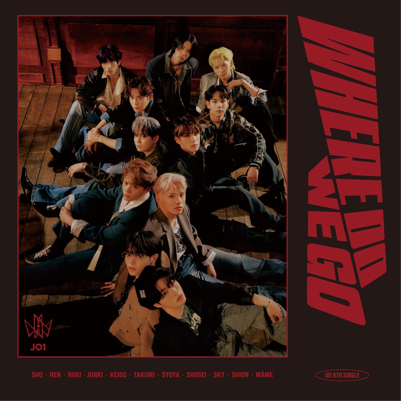 JO1「WHERE DO WE GO」初回限定盤Bジャケット (c)LAPONE Entertainment