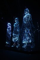 最初に展示される新作インスタレーション「We are Perfume」。