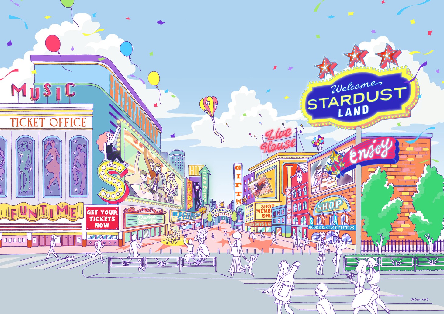 「スターダストランド」コンセプトアート